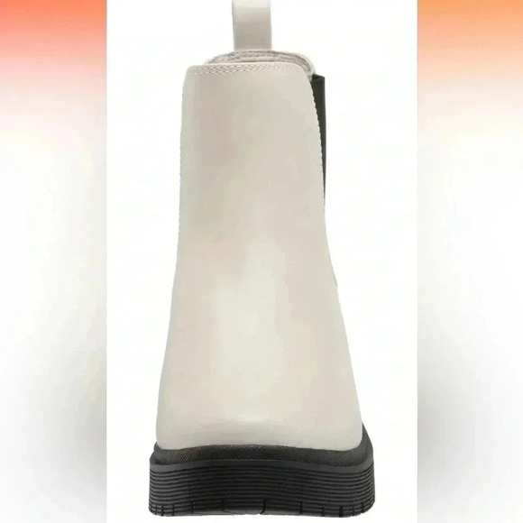 Amazon Essentials Women’s Combat Chelsea Boots, Black/Off White, Size 10 - Picture 4 of 16